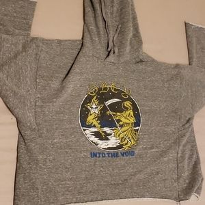 Womens obey crop hoodie